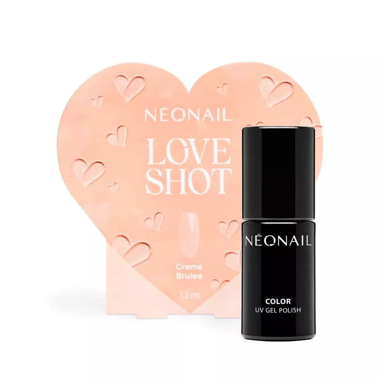 Gelpolish 11624-7 - Creme Brulee med hjerte boks LOVE SHOT - 7,2 ml-Gelpolish-NeoNail-NR Kosmetik
