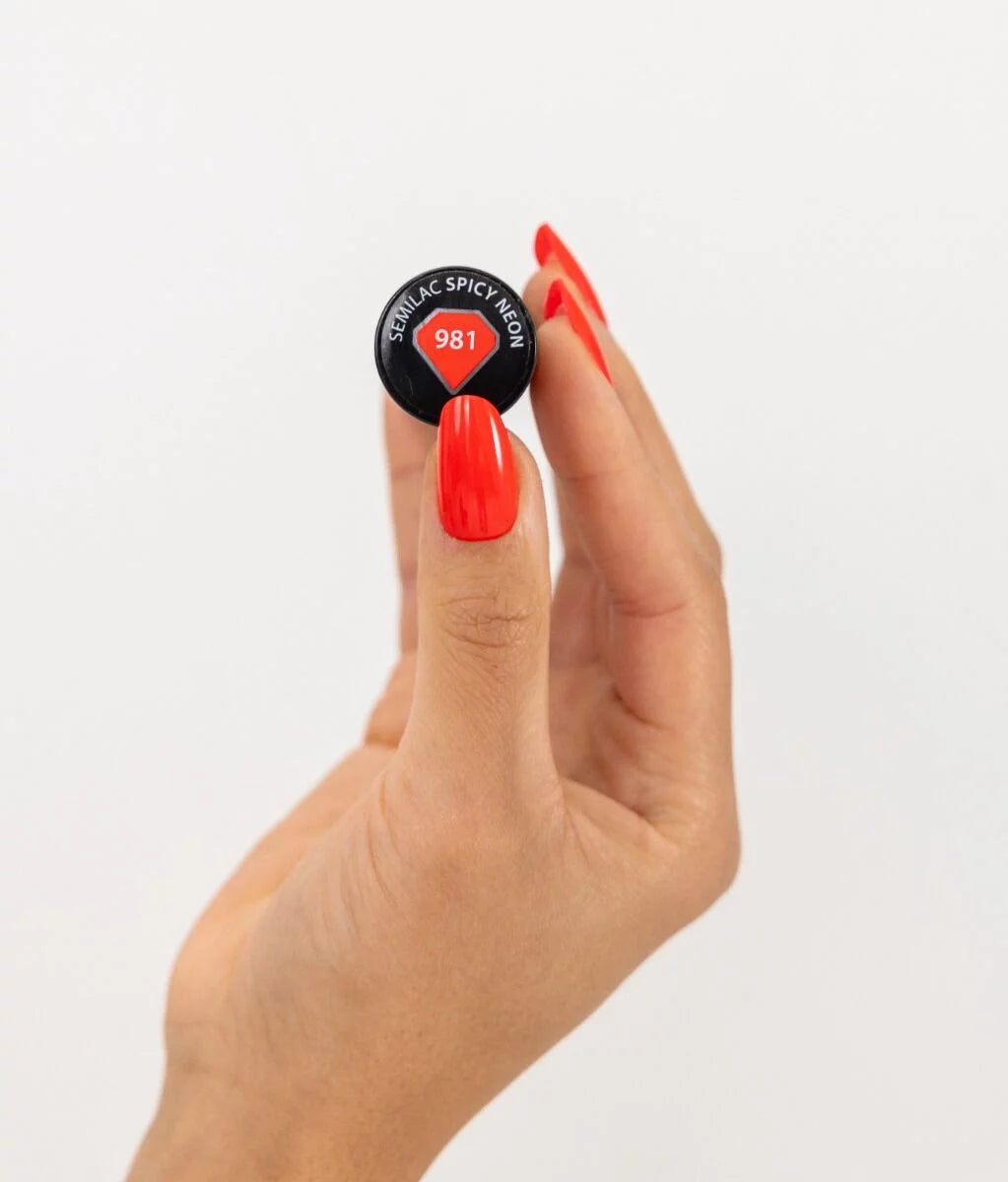 Gelpolish 981 Spicy Neon - 7 ml-Gelpolish-Semilac-NR Kosmetik