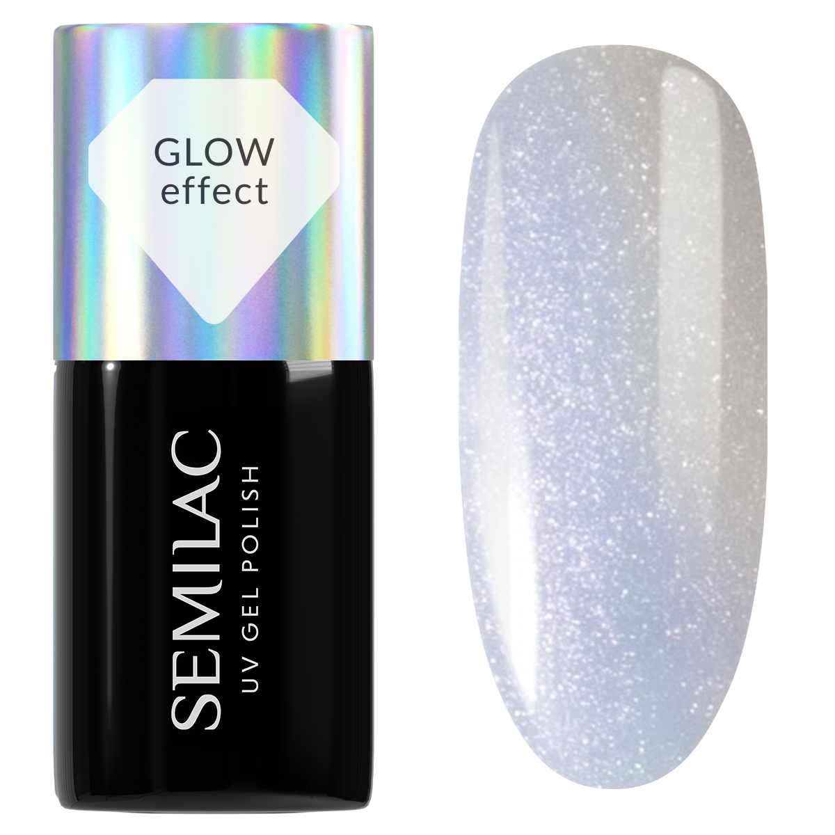 Gelpolish 986 Milky Blue Glow - 7 ml-Gelpolish-Semilac-NR Kosmetik