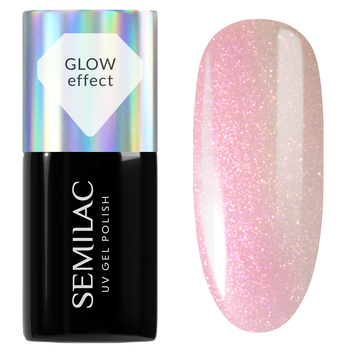 Gelpolish 988 Nude Pink Glow - 7 ml-Gelpolish-Semilac-NR Kosmetik