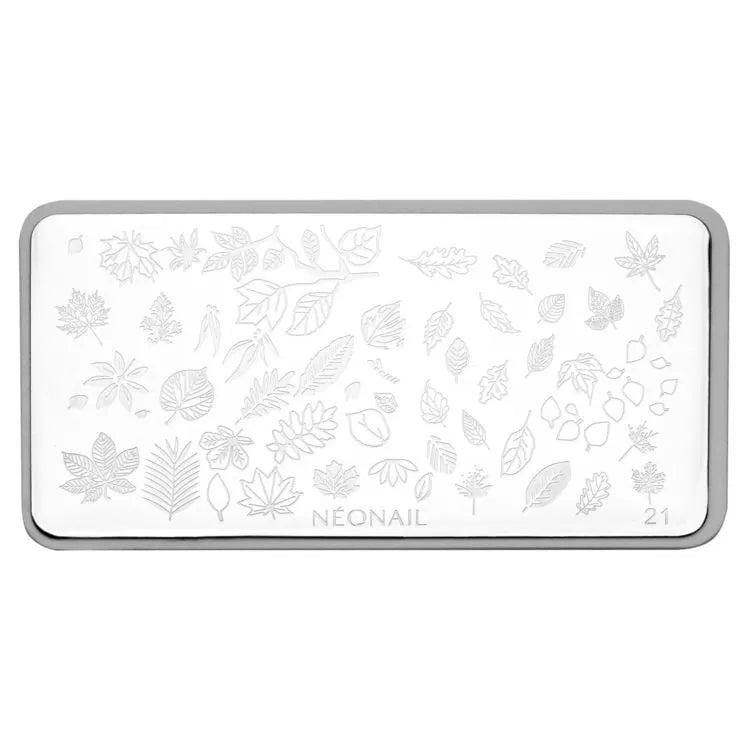 Stamping Plate #21-Neglepynt-NeoNail-NR Kosmetik
