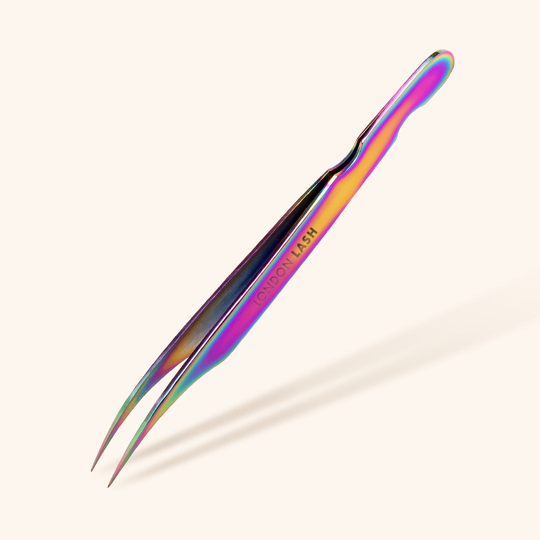 Vinkel Isolations Tweezer-London Lash-Rainbow N32-NR Kosmetik