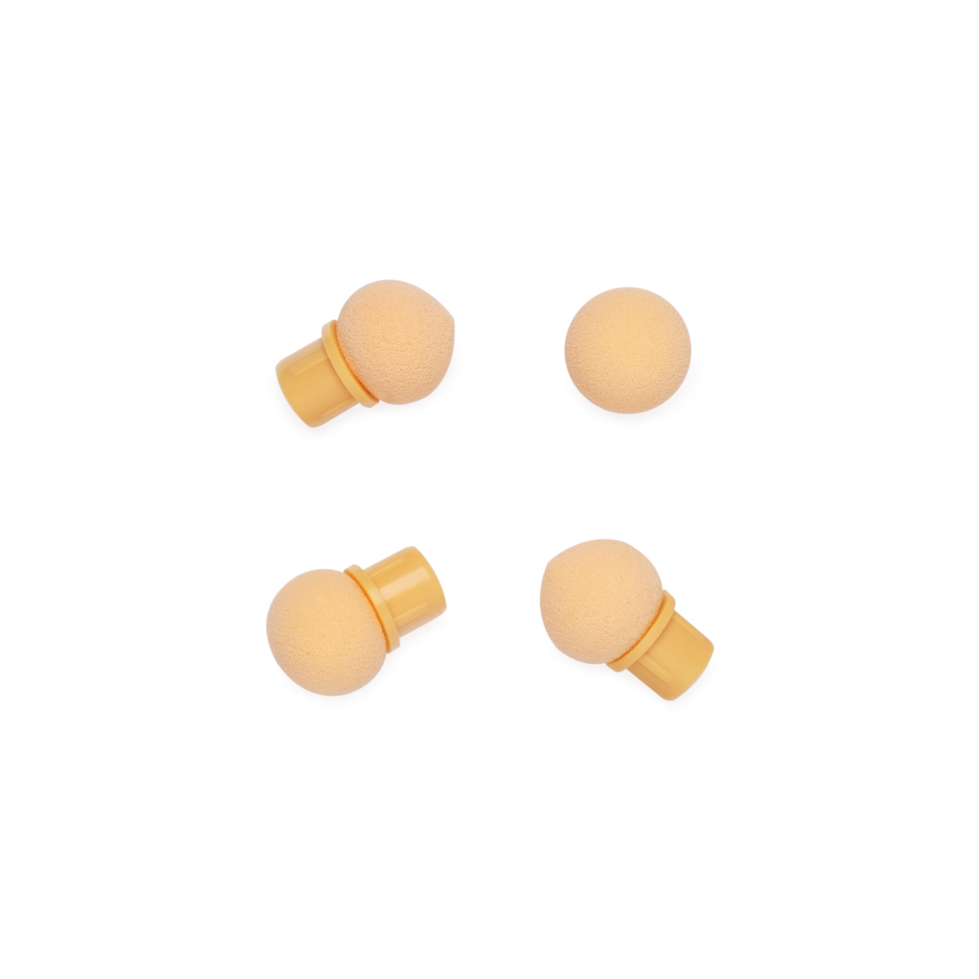 Applikator med 4 stk. udskiftelige svampe-Nail Art Pensel-ABA-NR Kosmetik