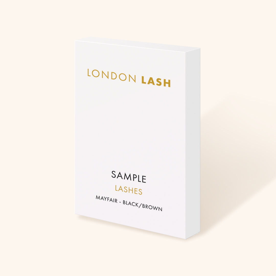 Black Brown Faux Mink - Prøve-London Lash-CC-0.15-MIX-NR Kosmetik