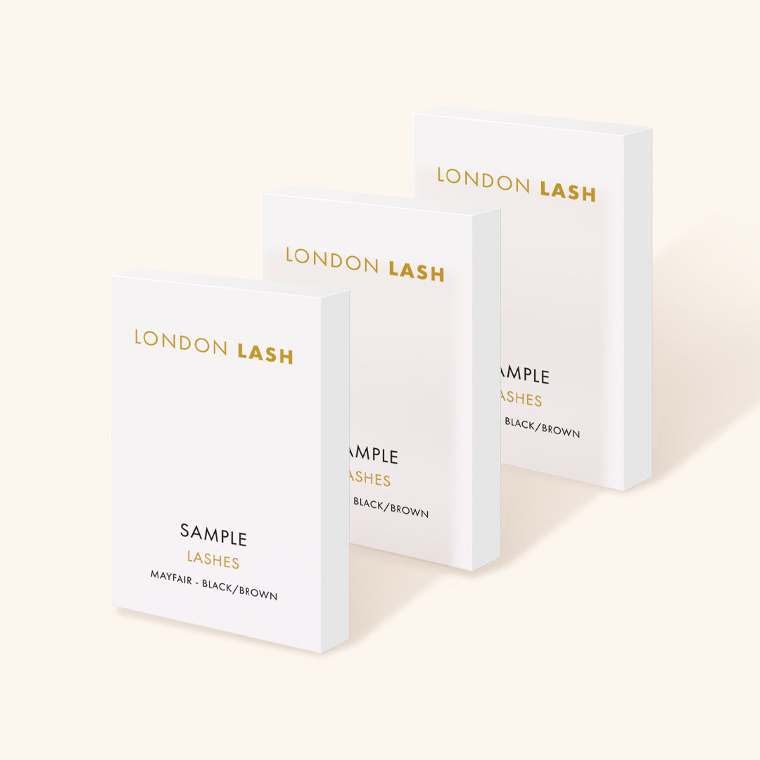 Black Brown Faux Mink - Prøve-London Lash-CC-0.15-MIX-NR Kosmetik