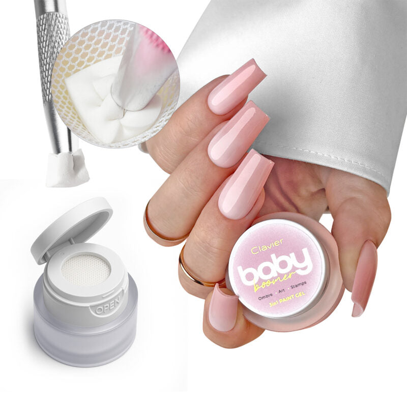 B02 Baby Boomer/Ombre Gel - Ballet - 3 g-Nail Art-Clavier-NR Kosmetik