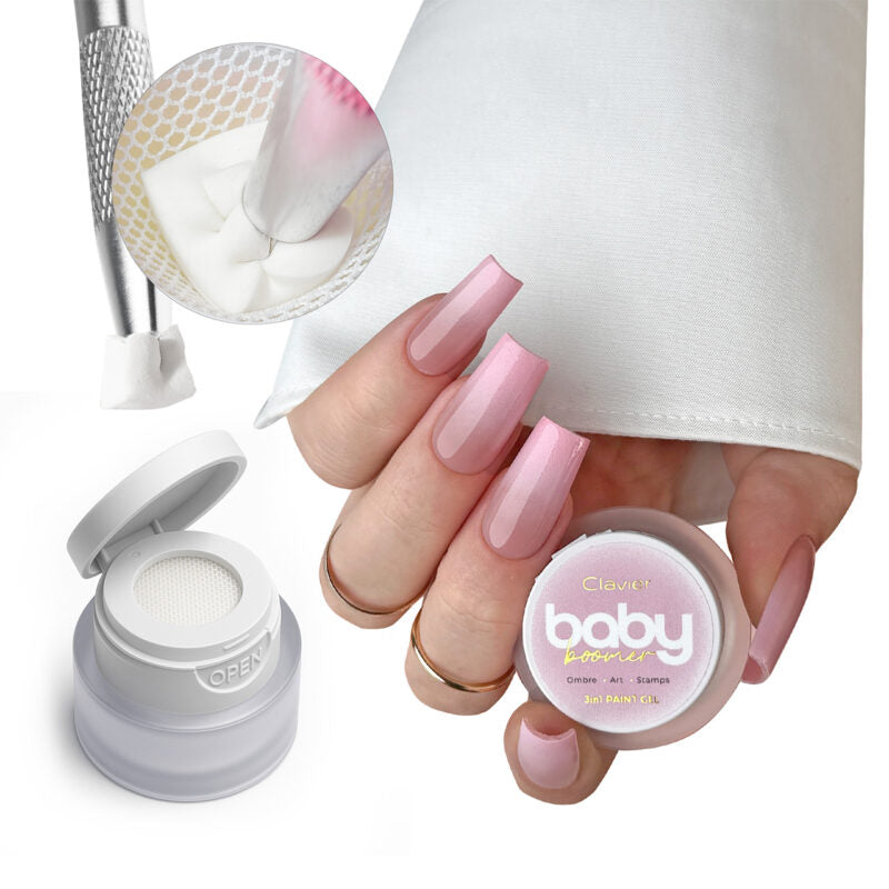 P02 Baby Boomer/Ombre Gel - Barbielle - 3 g-Nail Art-Clavier-NR Kosmetik