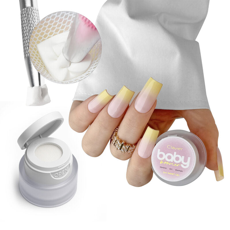P10 Baby Boomer/Ombre Gel - Vanille - 3 g-Nail Art-Clavier-NR Kosmetik