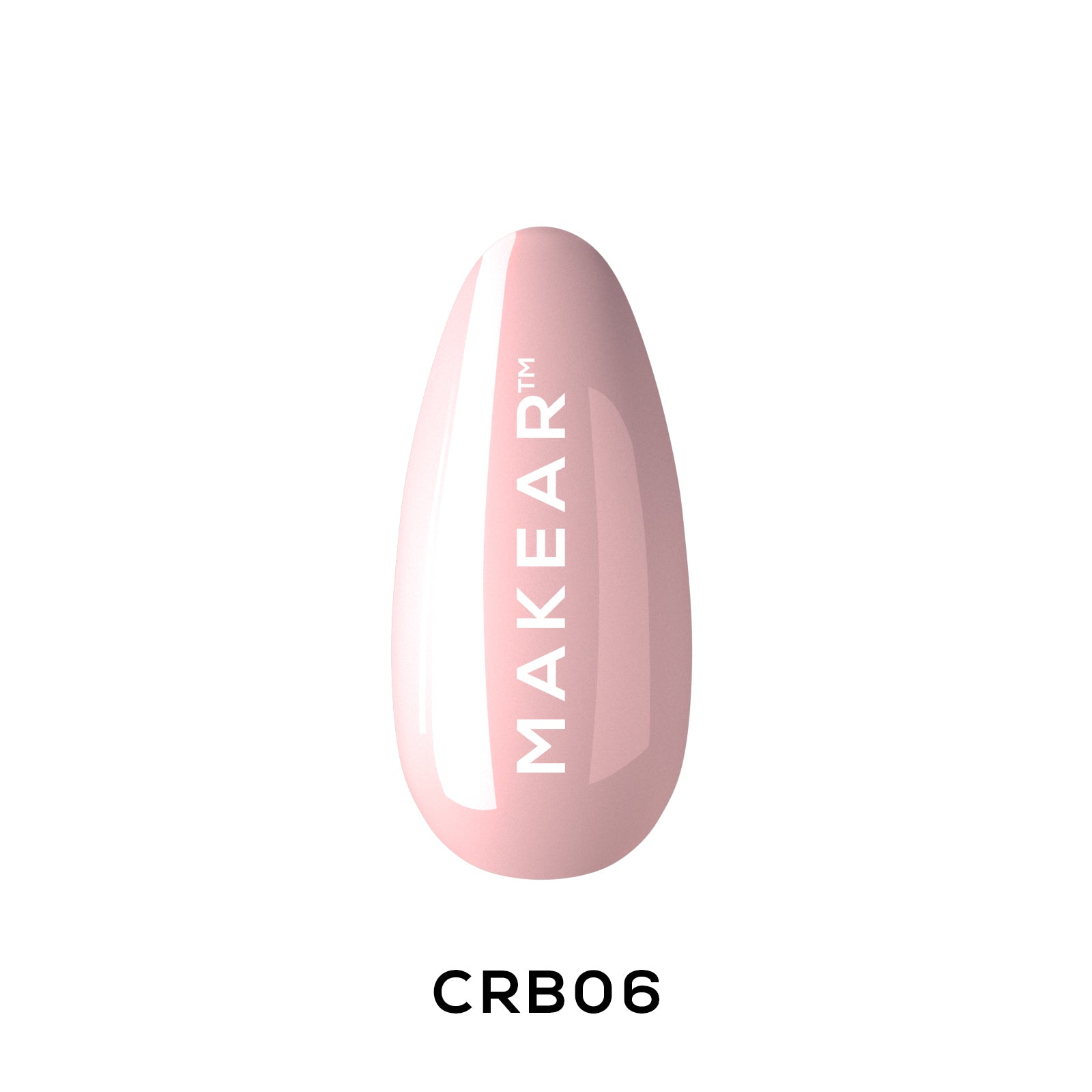 Rubber Base CRB06 - Peach - 8 ml-Gelpolish Base-MAKEAR-NR Kosmetik