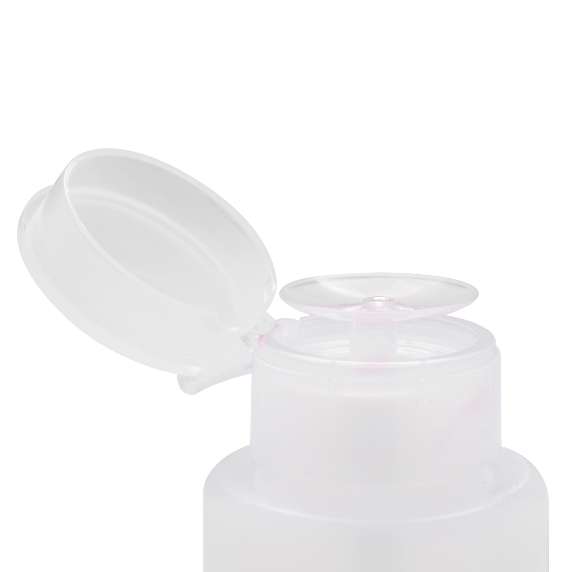 Beholder med pumpe 150 ml - Gennemsigtigt låg-Salon tilbehør-ABA-NR Kosmetik