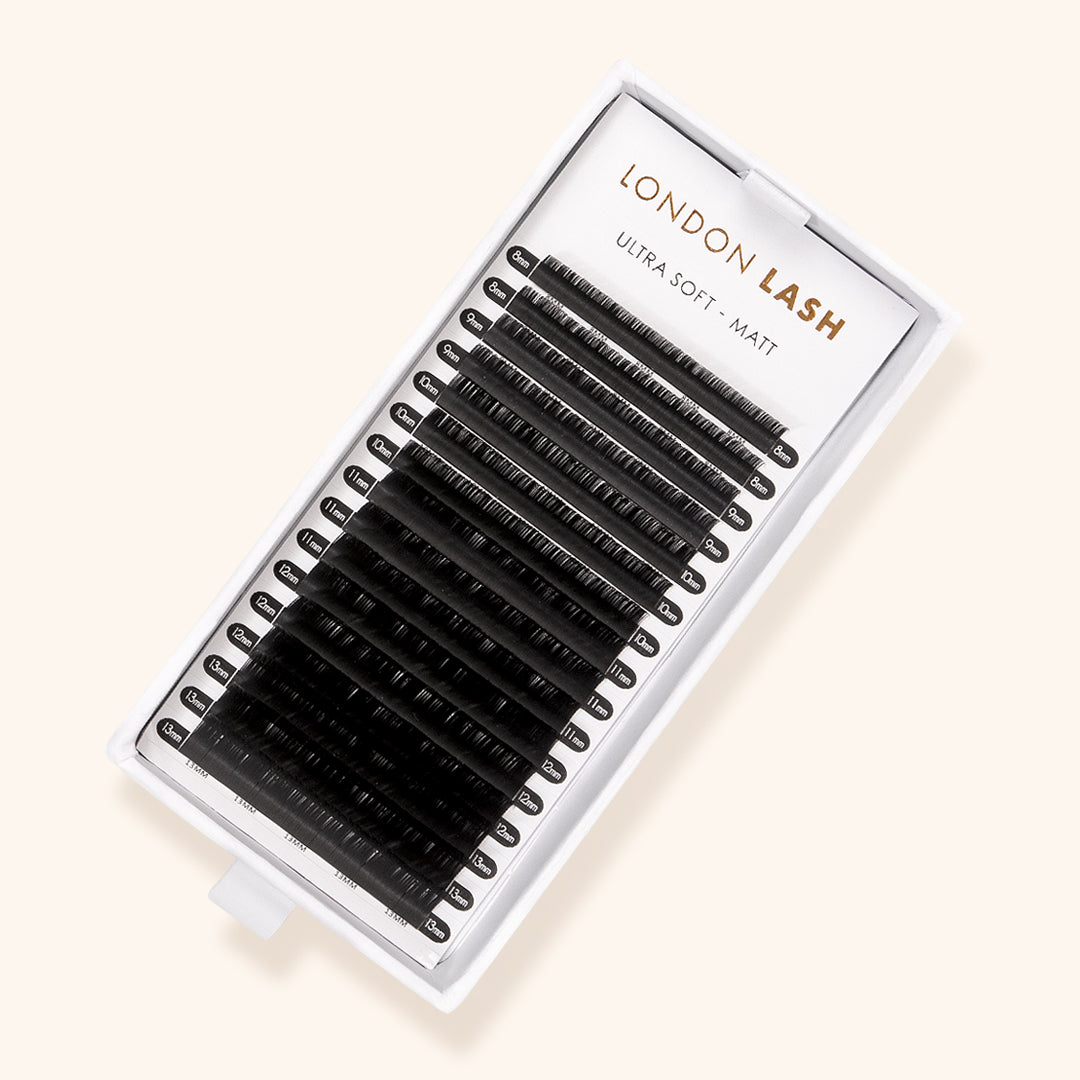 Matt Flat Ellipse / Cashmere 1:1-London Lash-C-0.15-9 mm-NR Kosmetik