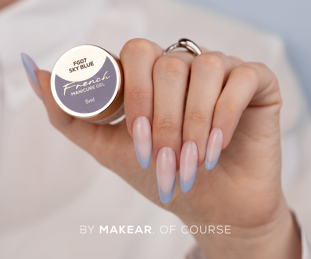 French Manicure Gel Sky Blue FG07 - 5 ml-Gel-MAKEAR-NR Kosmetik
