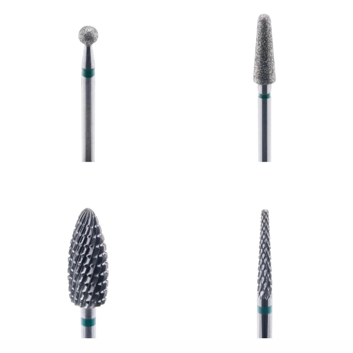 Drill Bit Sæt Grøn - 4stk-Bit-ABA-NR Kosmetik