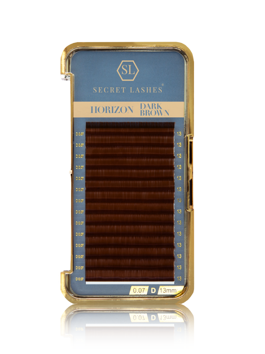 Horizon Dark Brown - MIX-2D-3D-Secret Lashes-C-0.07-NR Kosmetik