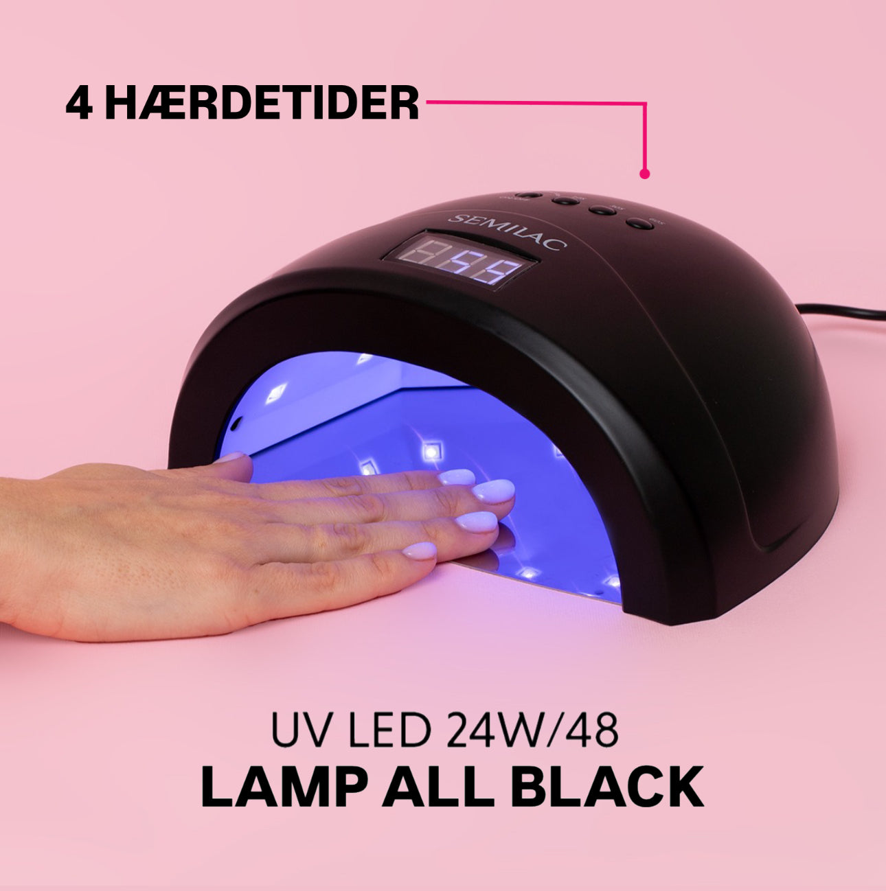Lampe UV LED 24/48W - ALL BLACK-Lampe-Semilac-NR Kosmetik