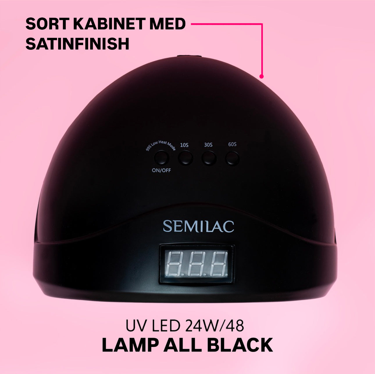 Lampe UV LED 24/48W - ALL BLACK-Lampe-Semilac-NR Kosmetik