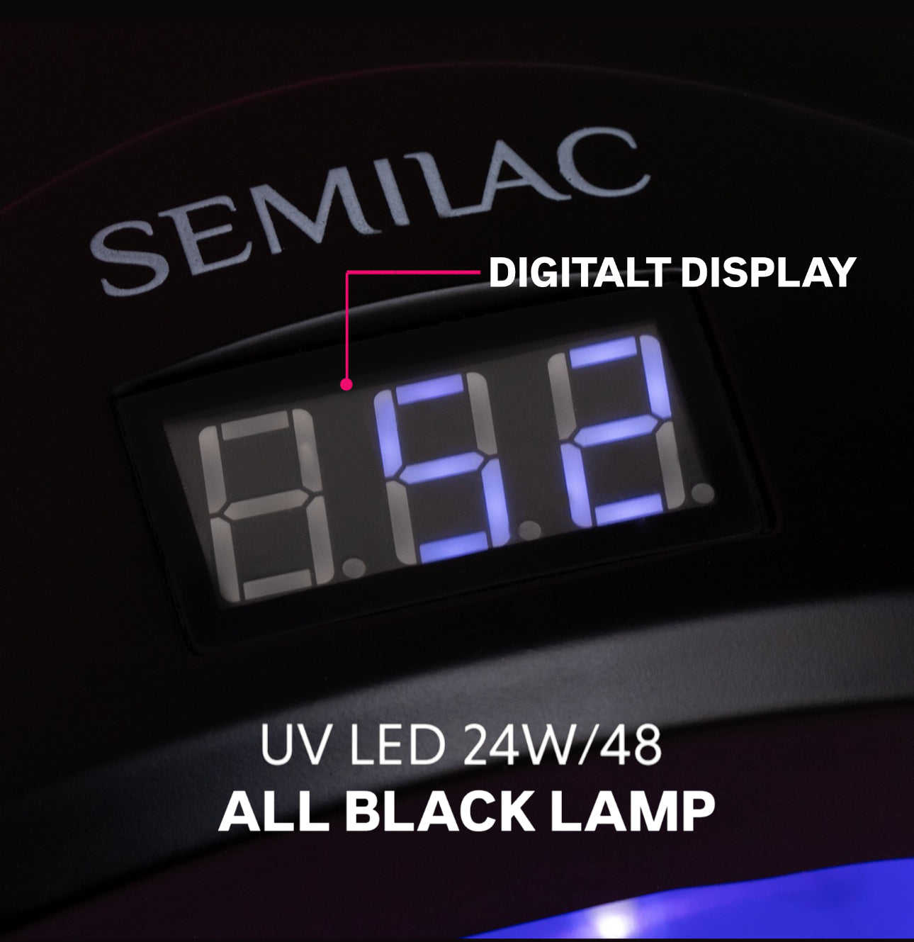 Lampe UV LED 24/48W - ALL BLACK-Lampe-Semilac-NR Kosmetik
