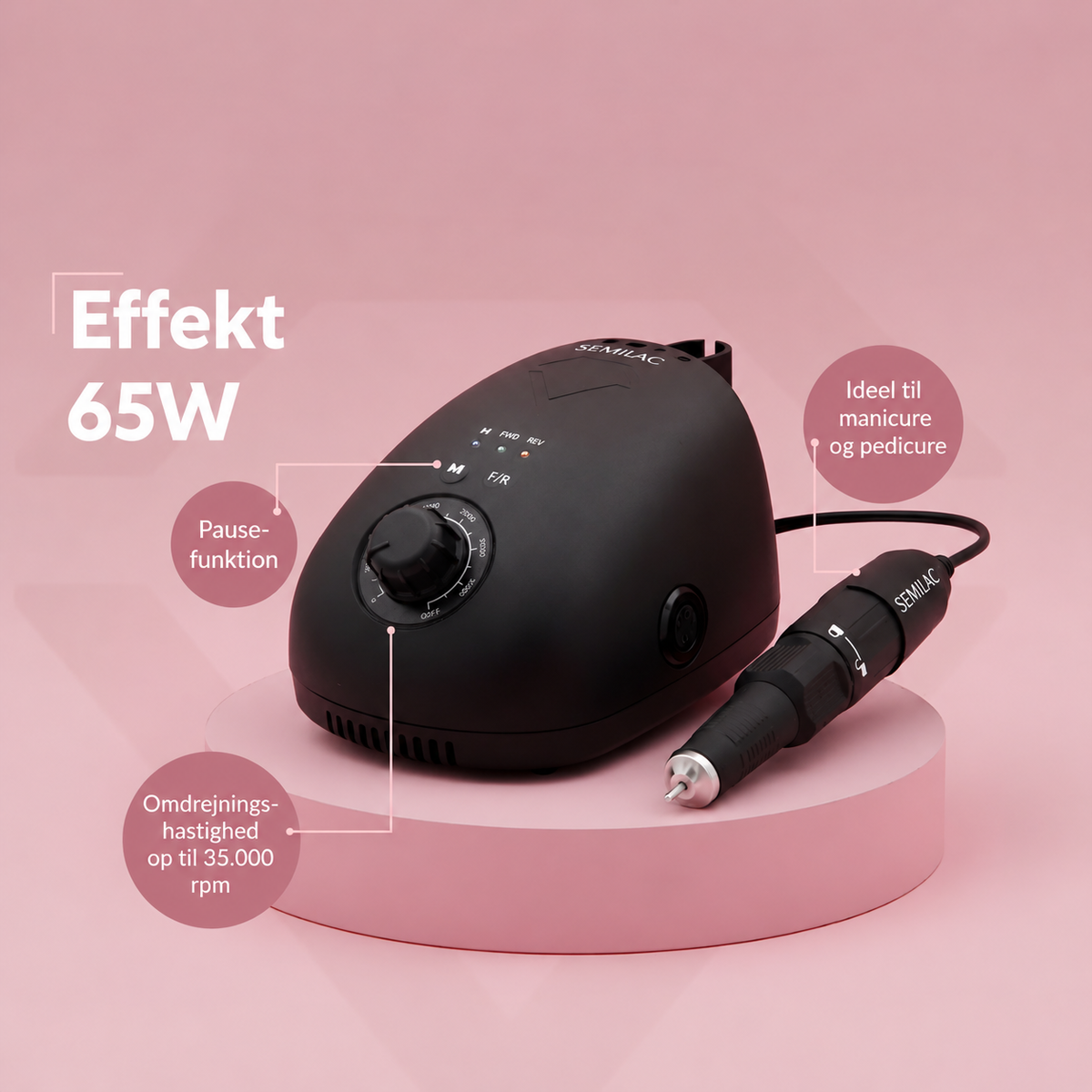 Semilac EL-Fil 65W-UV Hybrid Startsæt-Semilac-NR Kosmetik
