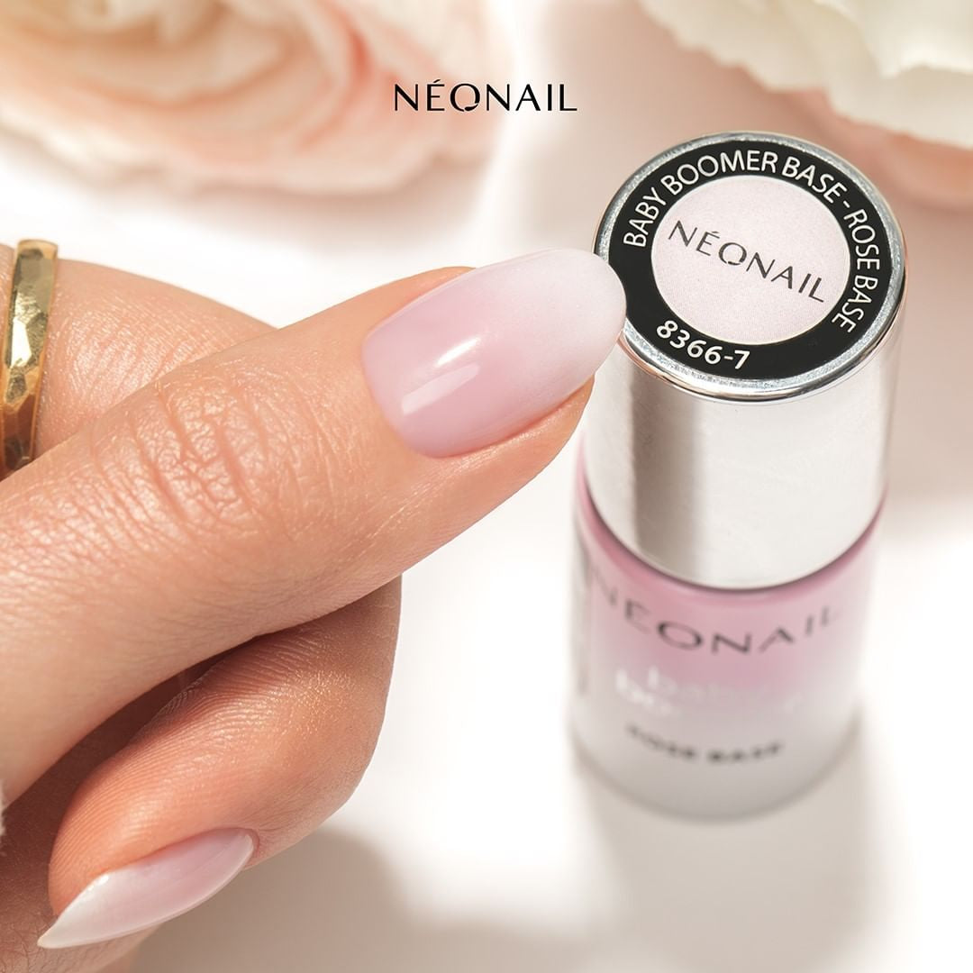 Baby Boomer Base 8366-7 Rose - 7,2 ml-UV Hybrid TOP/BASE-NeoNail-NR Kosmetik