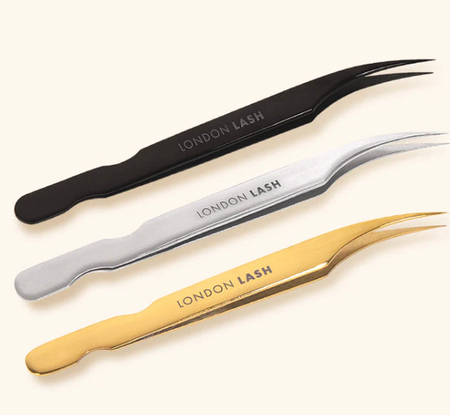 Vinkel Isolations Tweezer-London Lash-Gold N2-NR Kosmetik