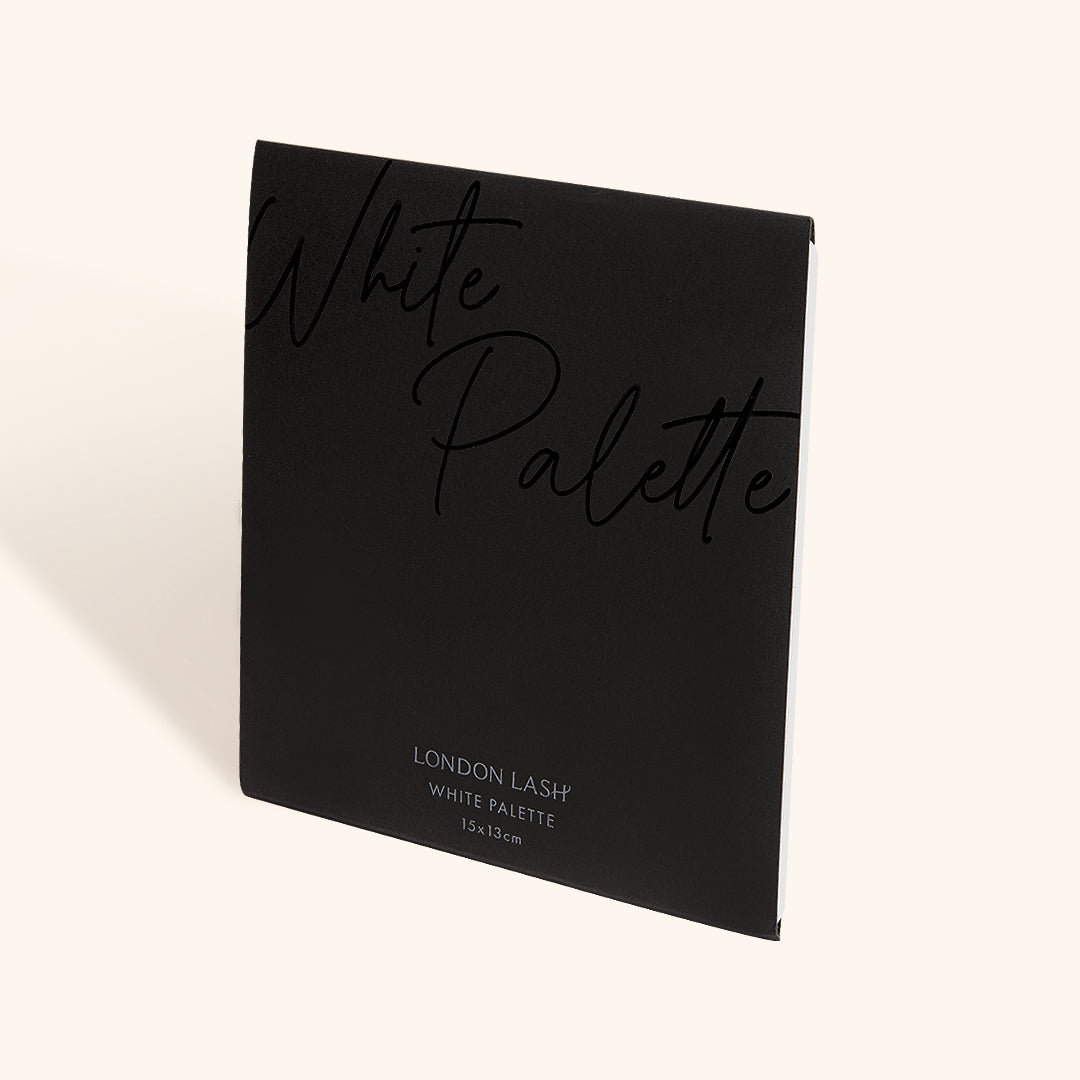 Hvid Palette-London Lash-Lille 15x6 cm-NR Kosmetik
