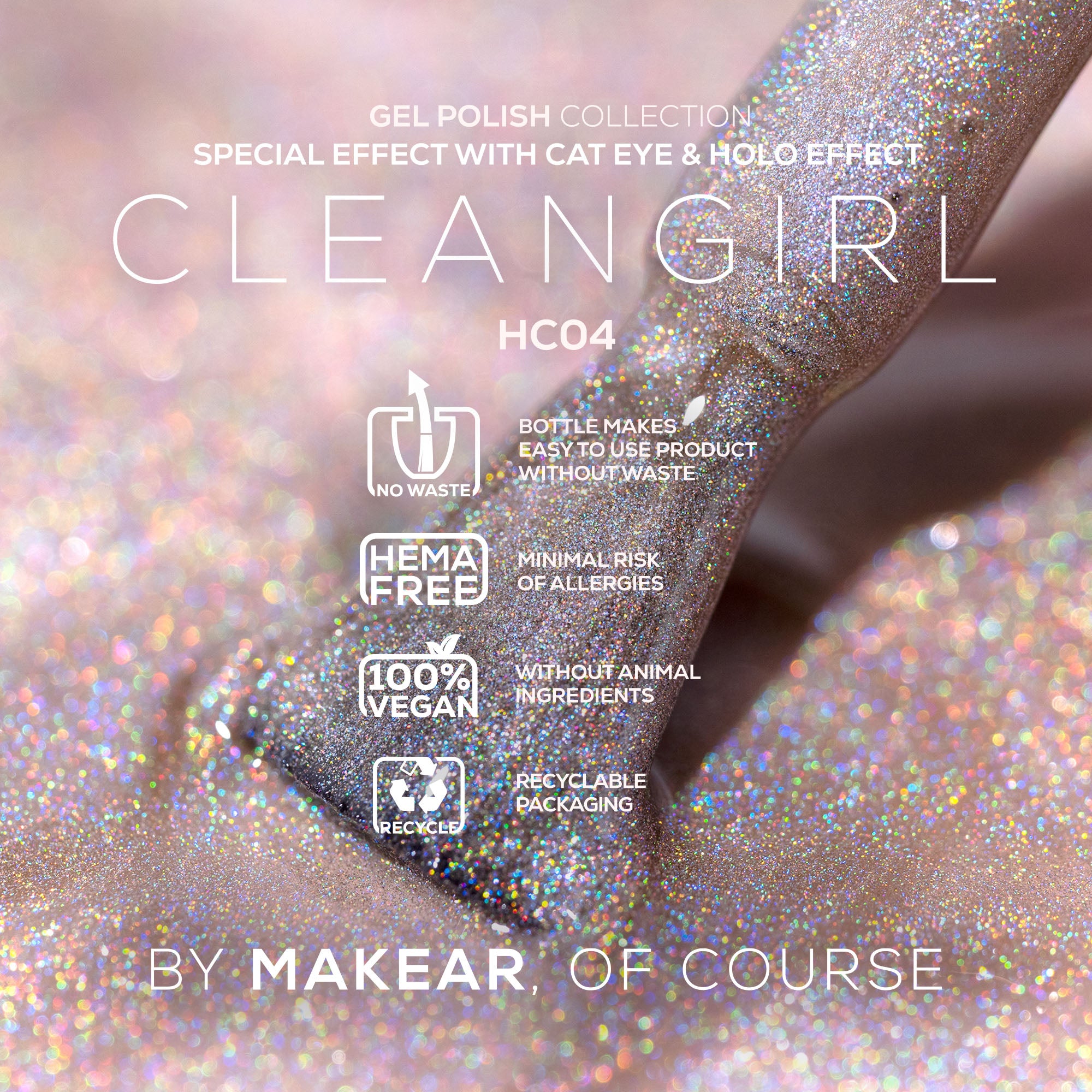 Gelpolish - HC04 MAKEAR-Gelpolish-MAKEAR-NR Kosmetik