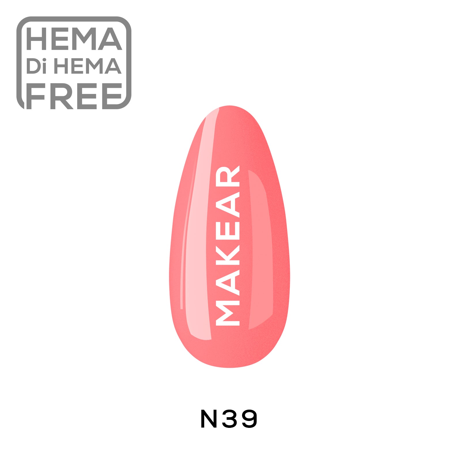 Gelpolish - N39 MAKEAR-Gelpolish-MAKEAR-NR Kosmetik