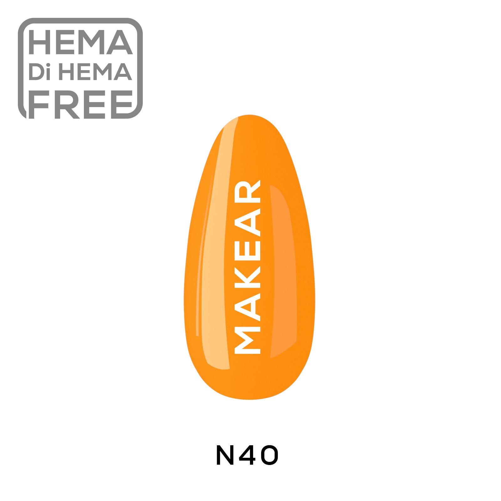 Gelpolish - N40 MAKEAR-Gelpolish-MAKEAR-NR Kosmetik
