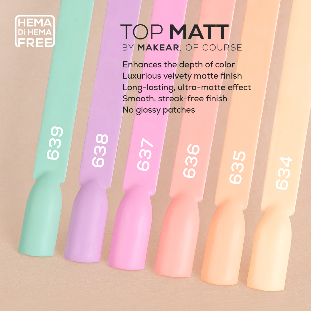 Top No Wipe Matt - 8 ml-Gelpolish Top-MAKEAR-NR Kosmetik