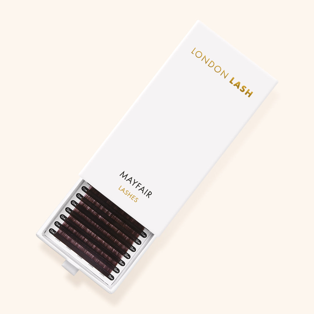 Black Brown Faux Mink Mayfair 2D-3D-London Lash-C-0.10-MIX 8-13-NR Kosmetik