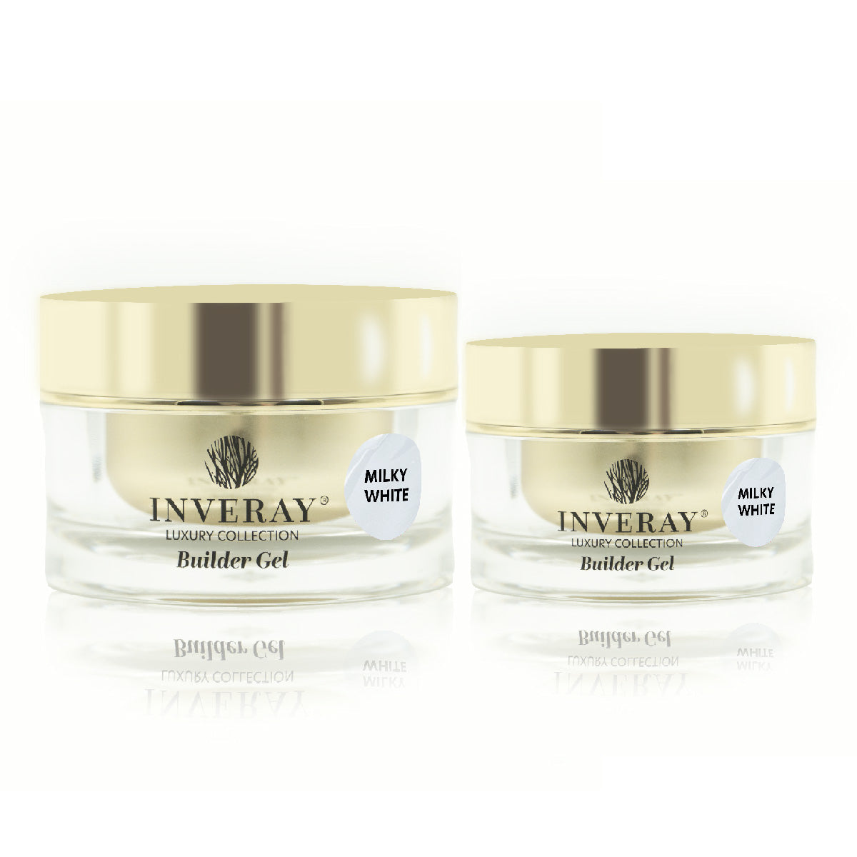 Builder Gel MILKY WHITE-uv gel opbygning-Inveray-15 ml-NR Kosmetik