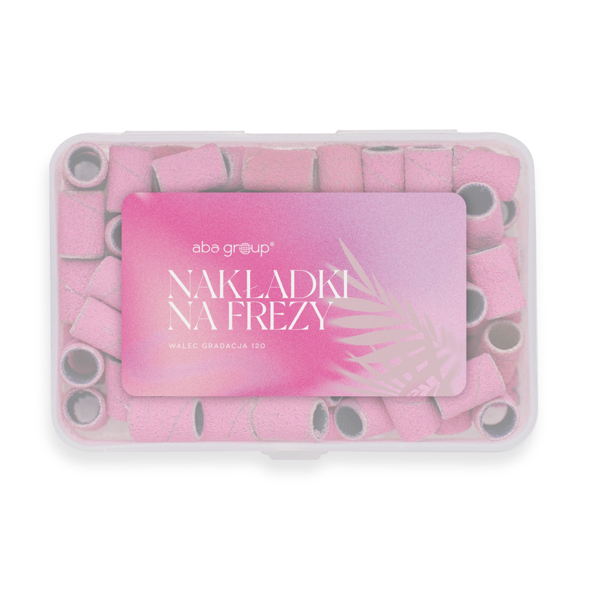 Sanding Band 120 Lyserød - 100 stk-ABA-NR Kosmetik