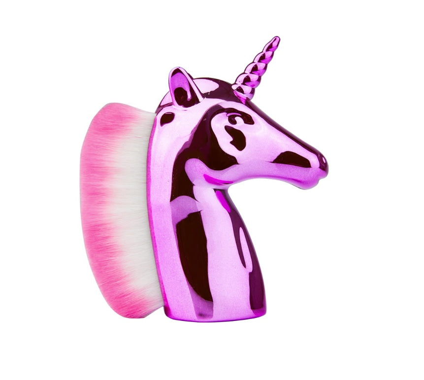 Dust Brush Unicorn - Lyserød-Tilbehør-ABA-NR Kosmetik