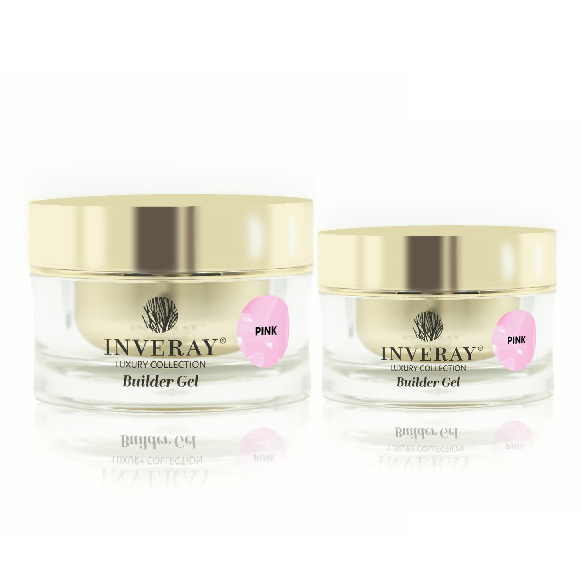 Builder Gel PINK-uv gel opbygning-Inveray-15 ml-NR Kosmetik