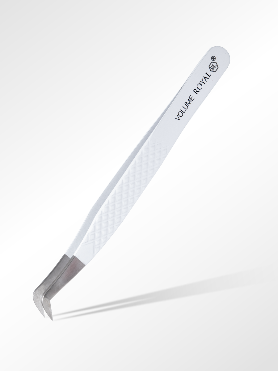 Tweezer SL Volume Royal L - Hvid-Pincet-Secret Lashes-NR Kosmetik