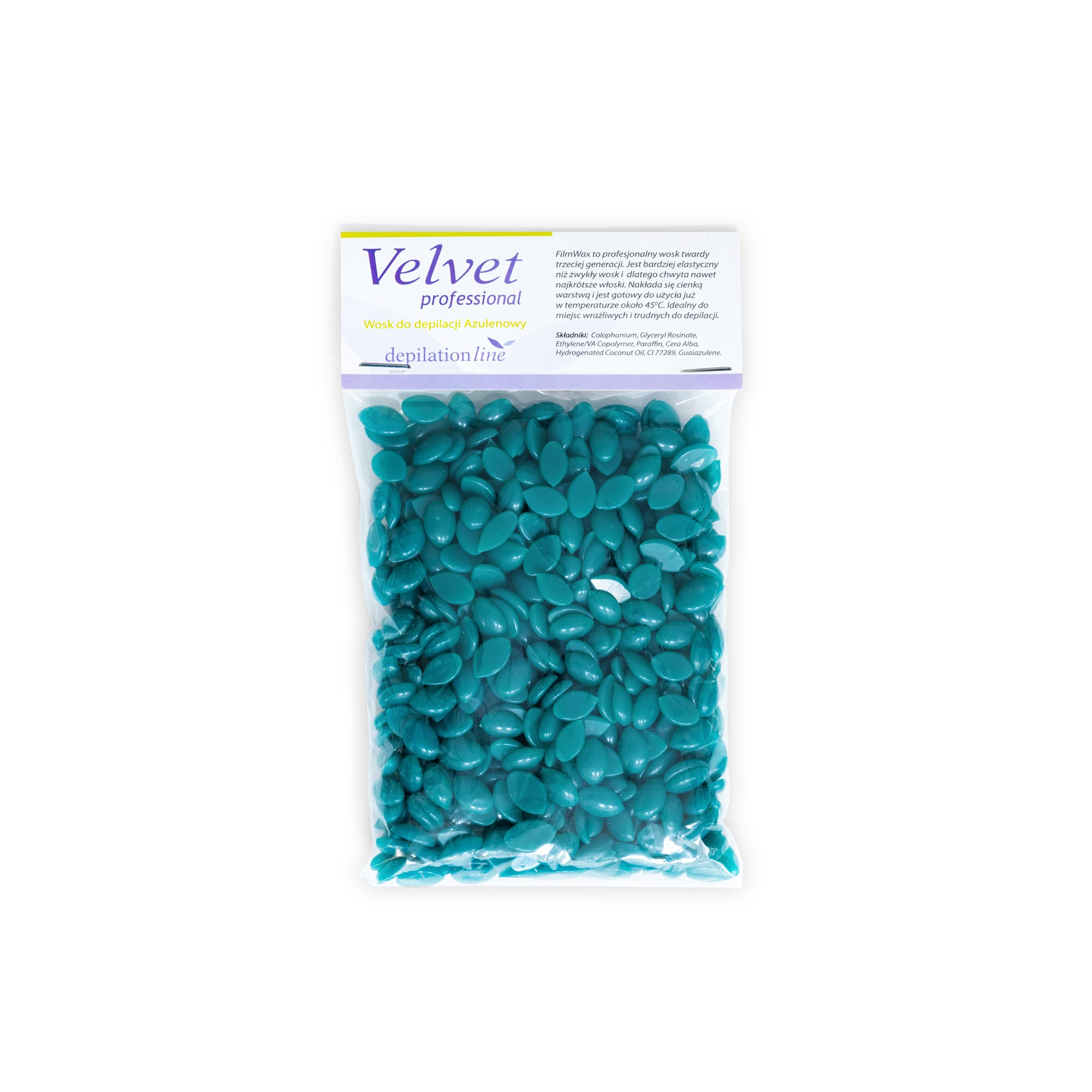 Brazilian hard wax for depilation - Azulene - 100g-Tilbehør-ABA-NR Kosmetik