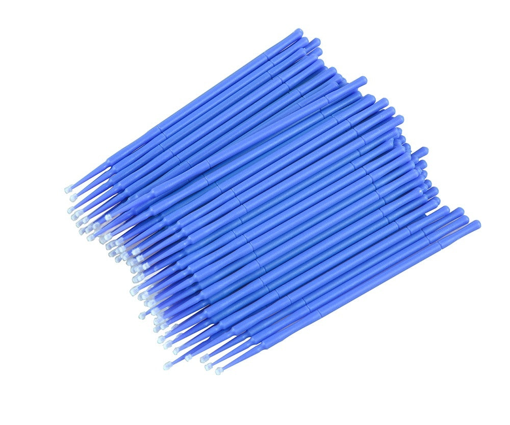 Microbrush Applikator 2,5 mm Blå - 100 stk.-vipper tilbehør-Clavier-NR Kosmetik