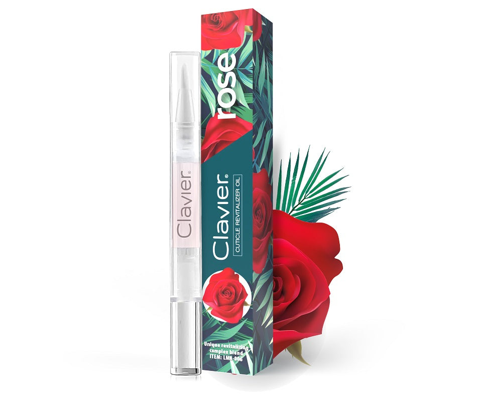 Neglebåndsolie Rose i Pen - 5 ml-Negleolie-Clavier-NR Kosmetik