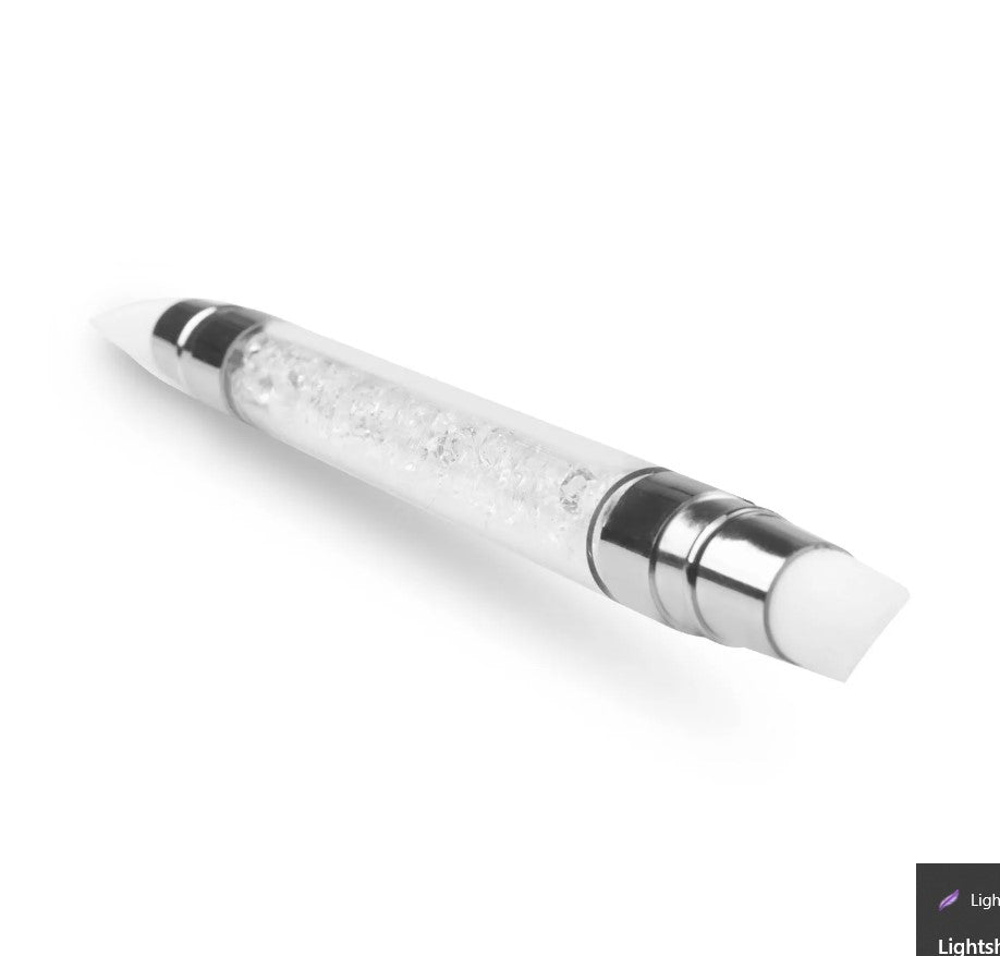 Silikone Nail Art Tool med krystaller-Nail Art-Clavier-NR Kosmetik