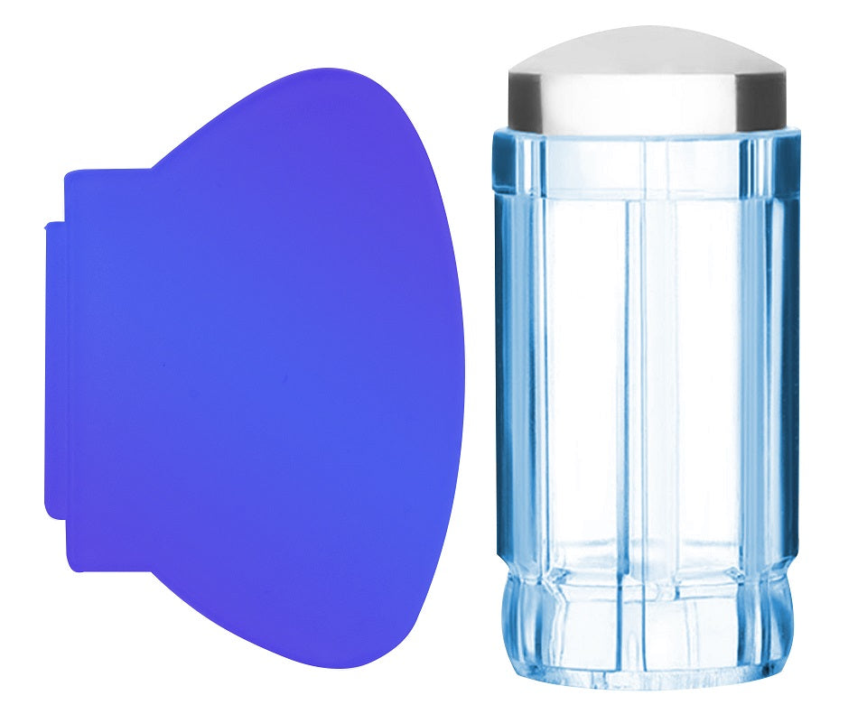 Stamping Tool & Mini Skraber - Blå-Nail Art-Clavier-NR Kosmetik