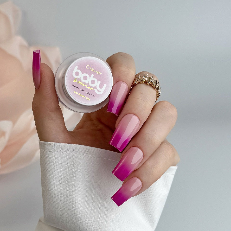 R01 Baby Boomer/Ombre Gel - Cherry - 3 g-Nail Art-Clavier-NR Kosmetik