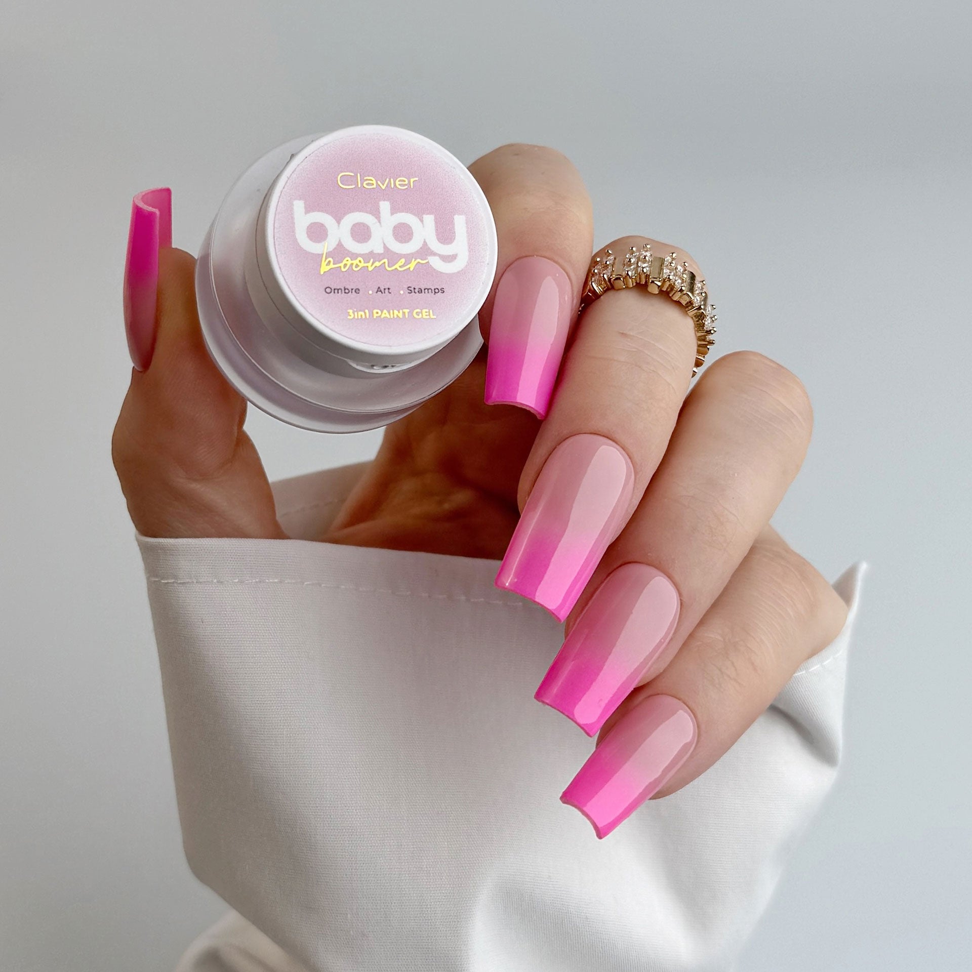 R04 Baby Boomer/Ombre Gel - Dragon Fruit - 3 g-Nail Art-Clavier-NR Kosmetik