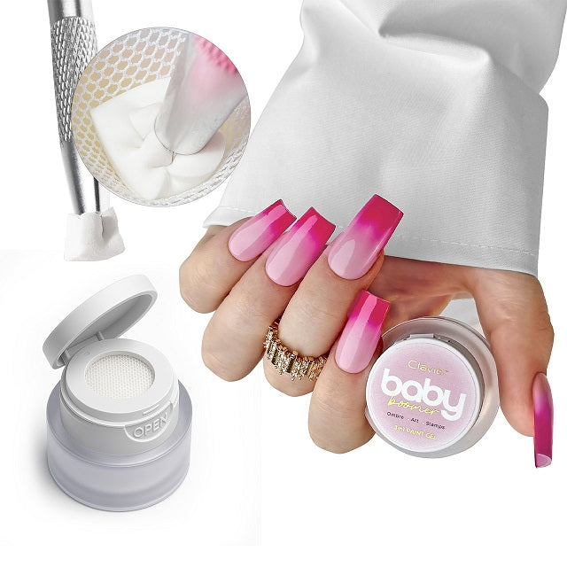 R03 Baby Boomer/Ombre Gel - Raspberry - 3 g-Nail Art-Clavier-NR Kosmetik