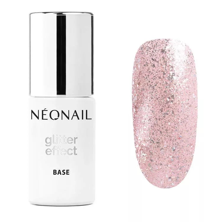 Glitter Effect Base Rose Twinkle 9882-7 - 7,2 ml-UV Hybrid TOP/BASE-NeoNail-NR Kosmetik