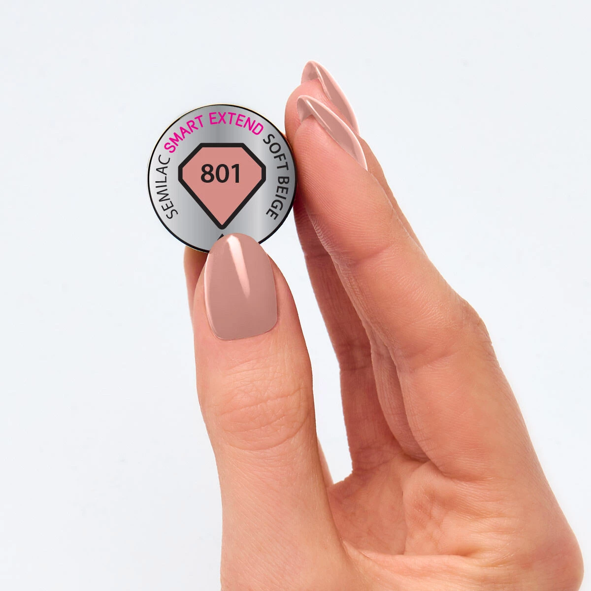 Smart Builder 8in1 - Soft Beige 801 - 7 ml-Gelpolish Opbygning-Semilac-NR Kosmetik