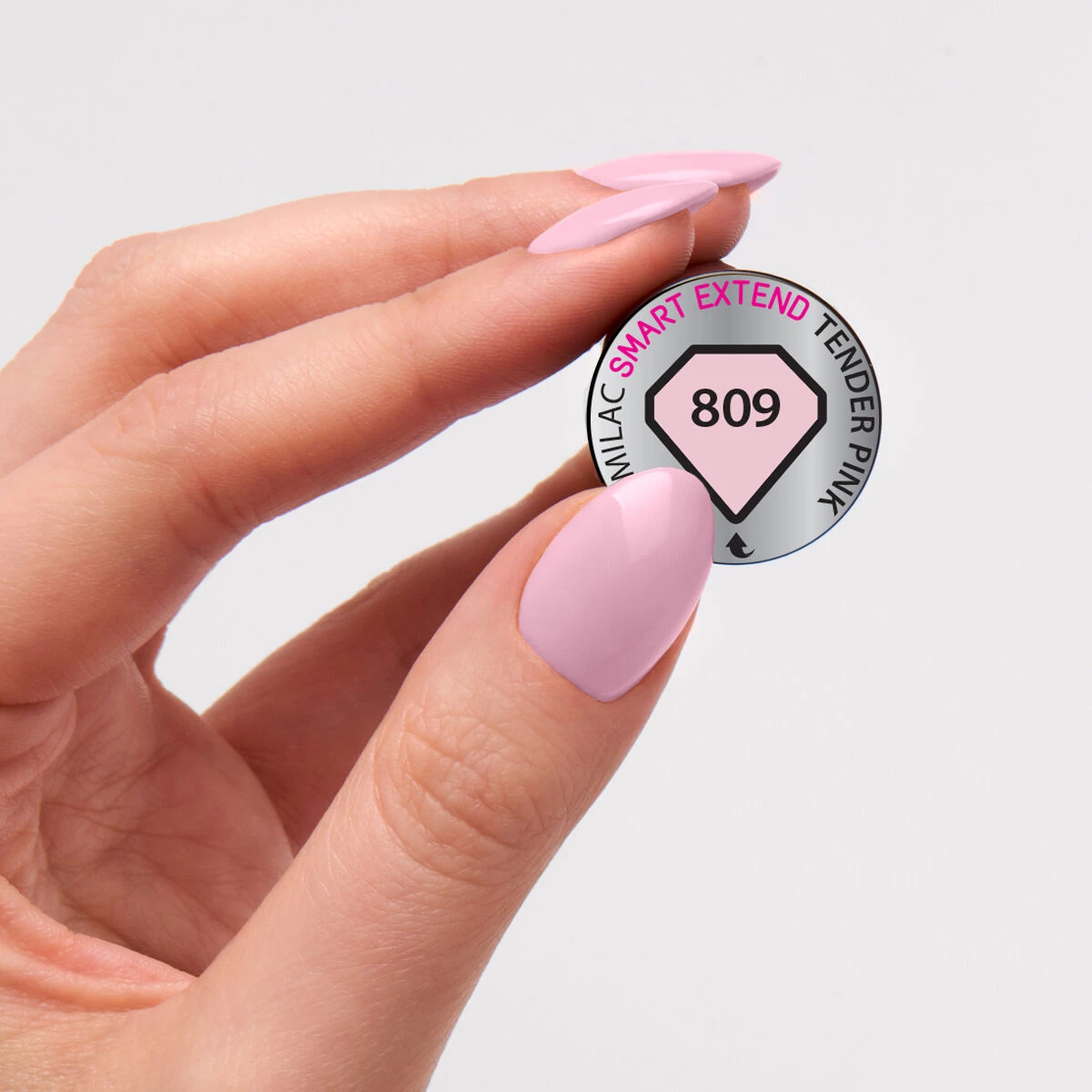 Smart Builder 8in1 - Tender Pink 809 - 7 ml-Gelpolish Opbygning-Semilac-NR Kosmetik