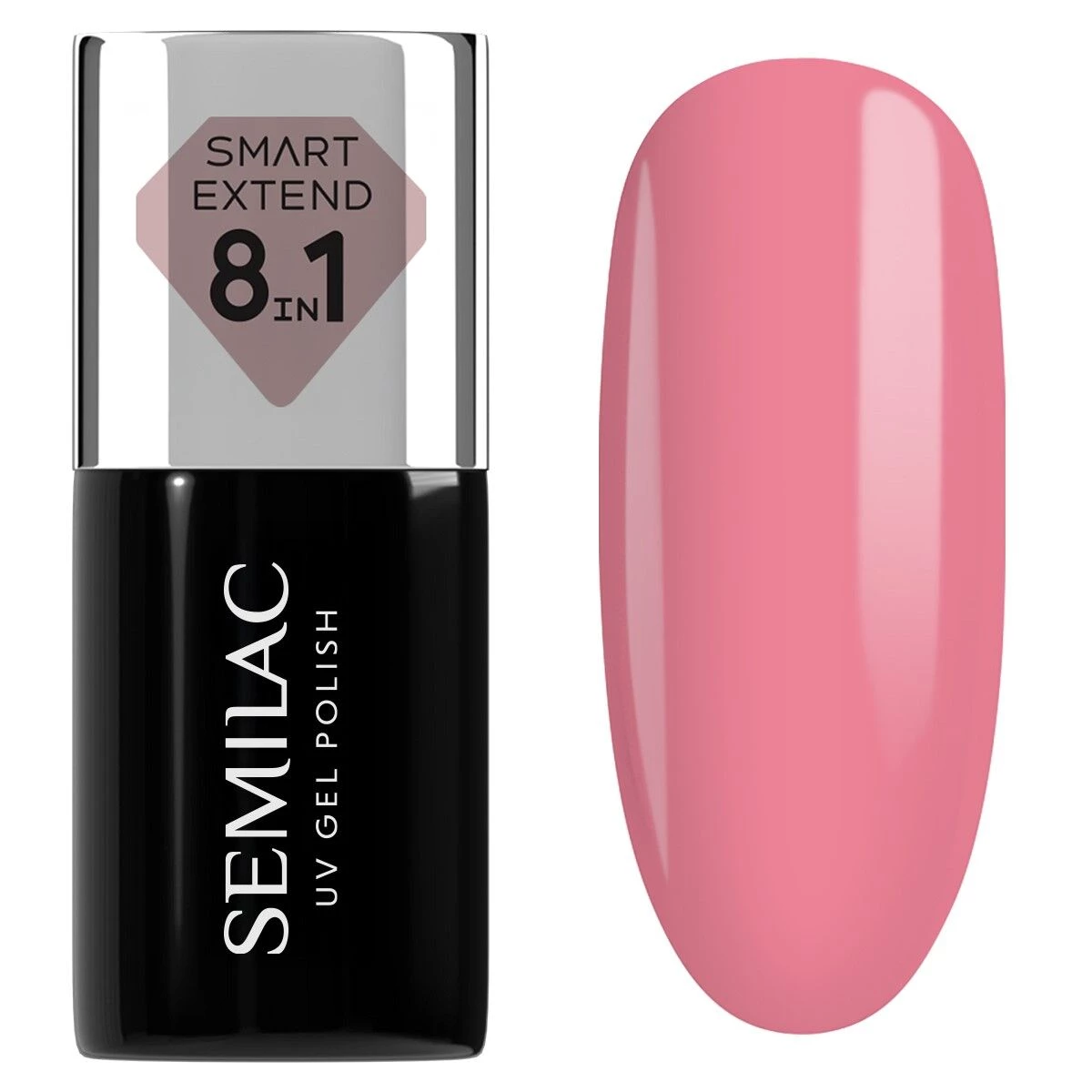 Smart Builder 8in1 - Pastel Pink 813 - 7 ml-Gelpolish Opbygning-Semilac-NR Kosmetik