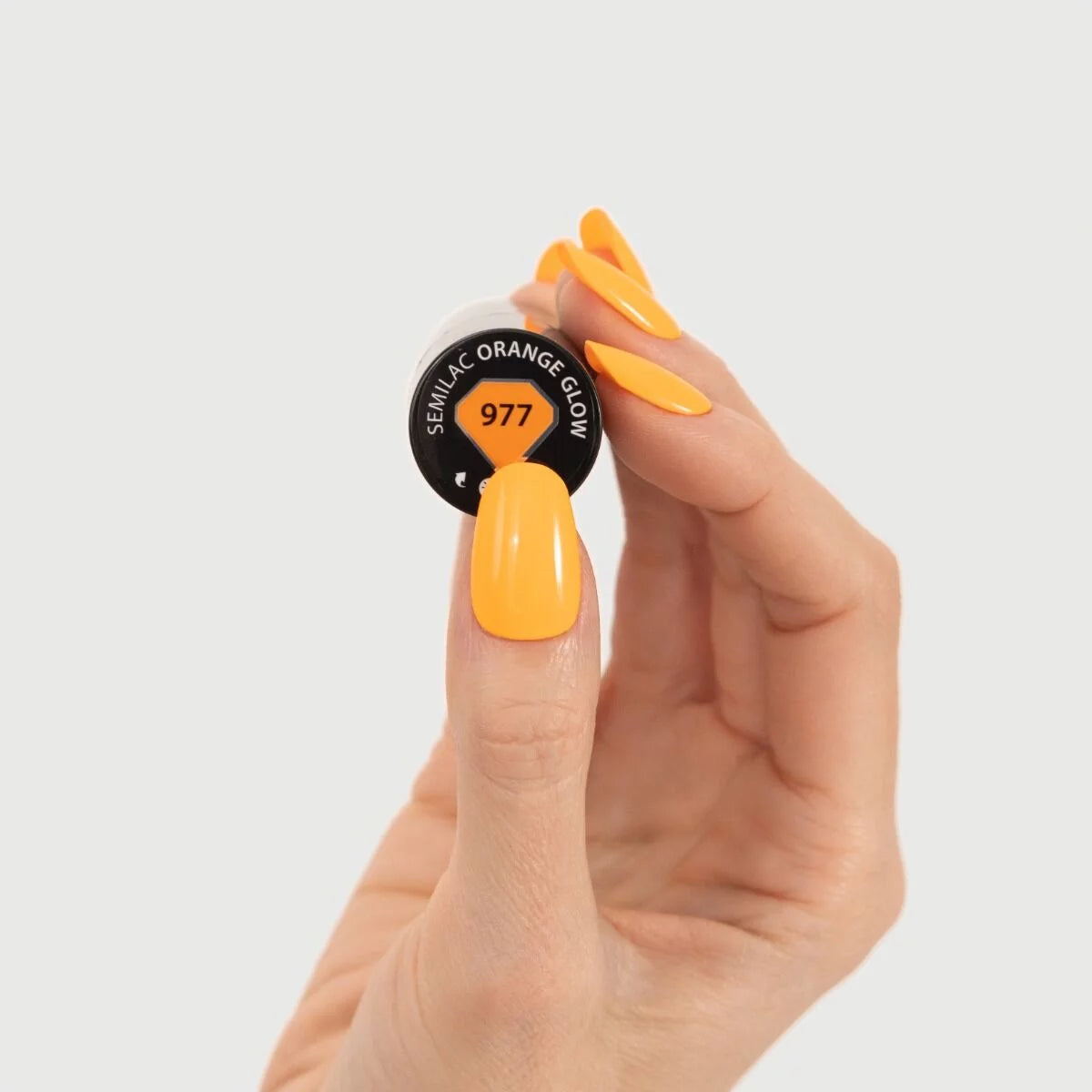 Gelpolish 977 Orange Glow - 7 ml-Gelpolish-Semilac-NR Kosmetik