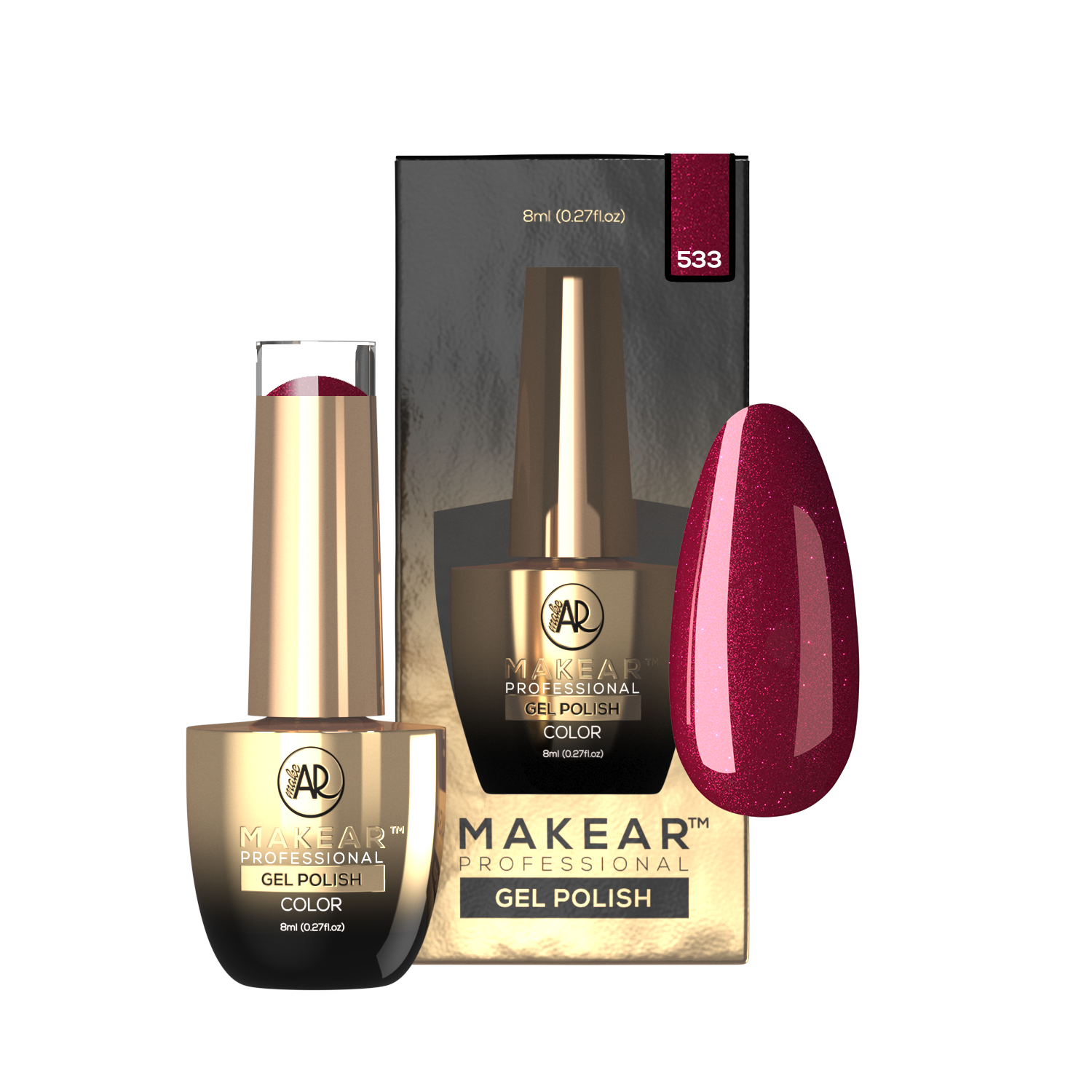 Gelpolish - 533 MAKEAR-Gelpolish-MAKEAR-NR Kosmetik