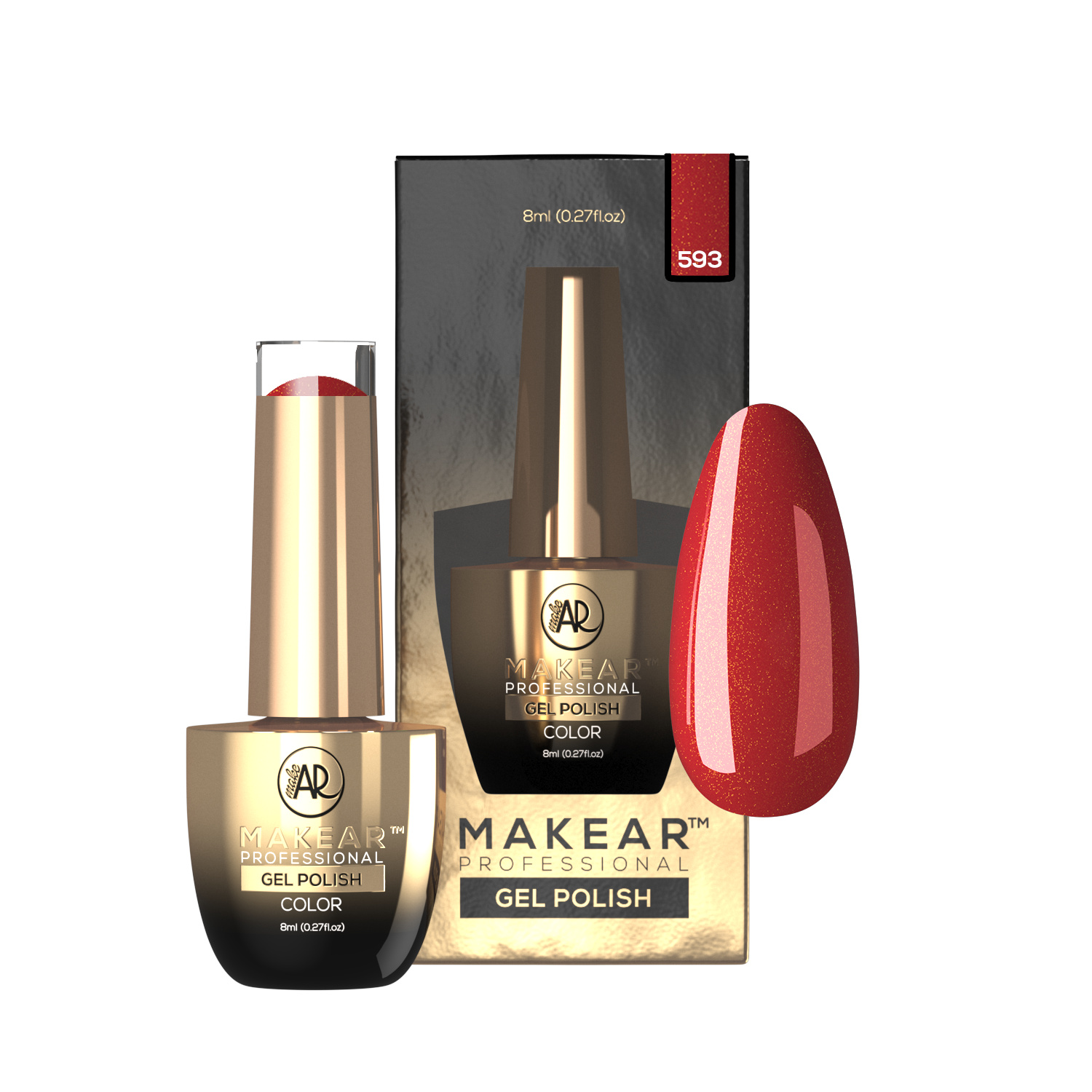 Gelpolish - 593 MAKEAR-Gelpolish-MAKEAR-NR Kosmetik